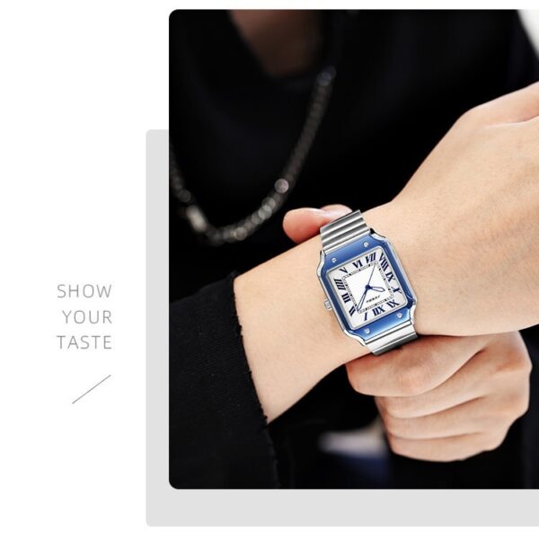 Men's Classic Roman Luminous Waterproof Steel Watch - Image 8