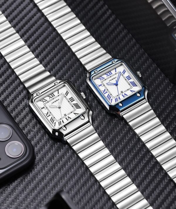 Men's Classic Roman Luminous Waterproof Steel Watch - Image 7