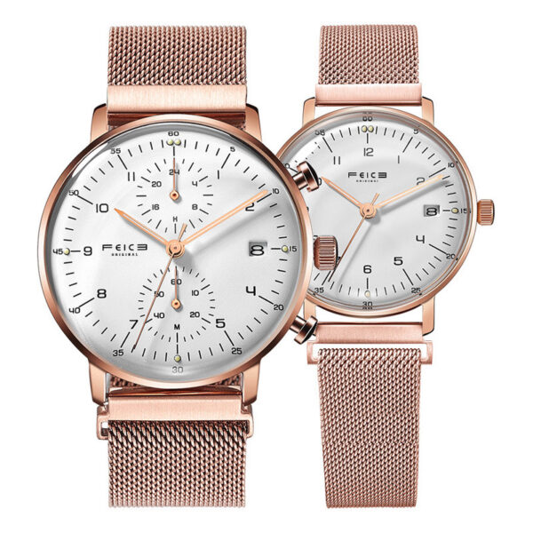 Men's And Women's Fashion Simple Waterproof Belt Watch - Image 7