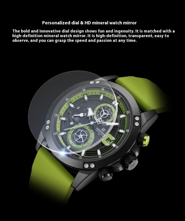 Sports And Leisure Silicone Band Color Watch - Image 10