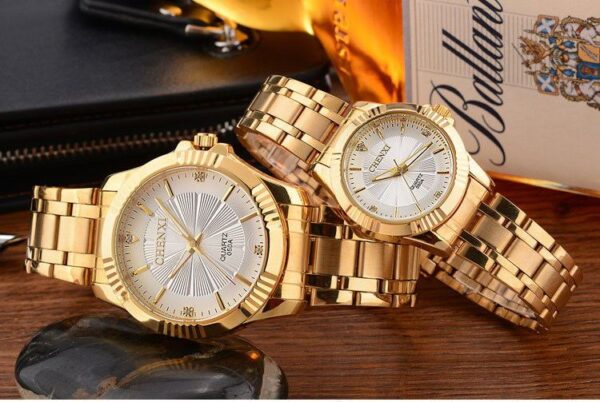 Luxury Brand Man Gold Dress Watches Stainless Steel - Image 4