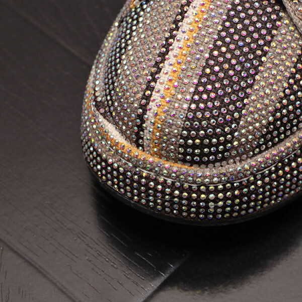 Men's Low Top Fashionable Rhinestone Casual Shoes - Image 4