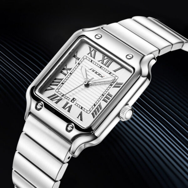 Men's Classic Roman Luminous Waterproof Steel Watch - Image 6