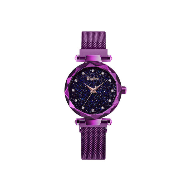 Starry Sky Lady Trendy Waterproof Magnet Quartz Watch - Image 6