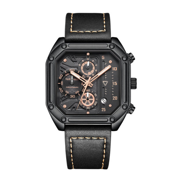 Men's Multi-functional Square Quartz Watch - Image 3