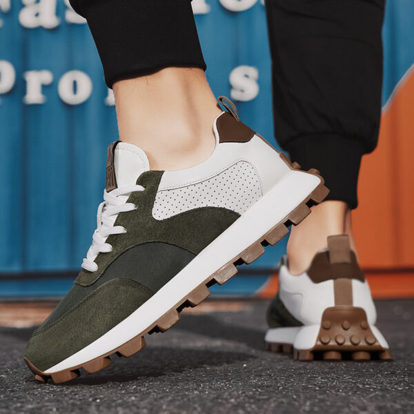 Men's Shoes Sports Casual Leather Dad Shoes - Image 6